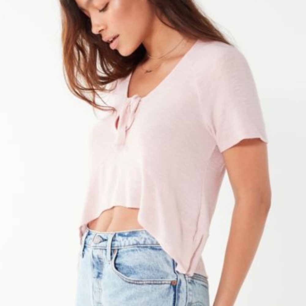 Urban Outfitters Tie-Front Tee